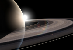 Saturn, planet, Solar System, planetary rings, space wallpaper