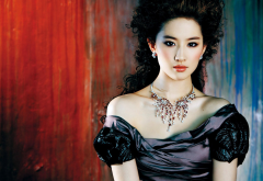 liu yi fei, actress, women, asian, brunette wallpaper