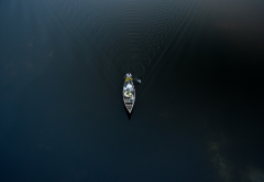 boat, water, river wallpaper