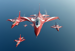 rsaf, black knights, aircraft, vehicle, general dynamics, f-16, fighting falcon wallpaper
