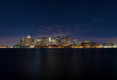 boston skyline, skyscrapers, boston, massachusetts, usa, city wallpaper