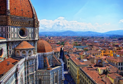 florence, italy, city, florence cathedral, cattedrale di santa maria del fiore wallpaper