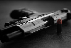 walter p22, gun, pistol, bullet wallpaper