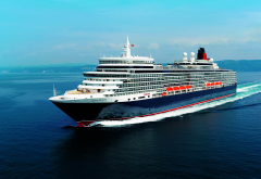 queen elizabeth, cruise ship, ocean liner, cunard cruise, ship, sea wallpaper