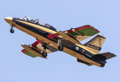 aermacchi, mb-339, italian training aircraft, light attack aircraft, aviation wallpaper