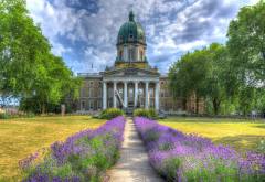 imperial war museum, london, united kingdom, grass, hdr, city, lavender, city wallpaper