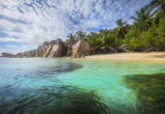 anse source dargent, la digue, nature, seychelles, tropical, beautiful, sea, ocean, beach wallpaper