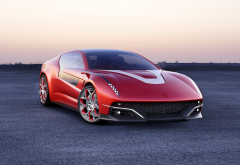 2012 italdesign giugiaro brivido concept, red car, cars, giugiaro brivido wallpaper
