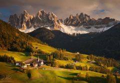 italy, south tyrol, dolomites, alps, mountains, peak, nature, scenery wallpaper