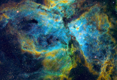 carina nebula, hubble, nebula, space, star cluster wallpaper