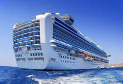 ruby princess, ship, cruise ship, sea, ocean, cruise liner wallpaper
