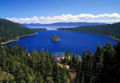 emerald bay state park, nature, mountains, lake, forest wallpaper