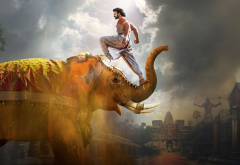 baahubali 2: the conclusion, indian movies, movies, baahubali, elephant wallpaper