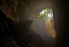 tham lod cave, pang mapha, thailand, cave, nature, sun rays wallpaper