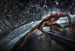 superheroes, Spider-Man, The Amazing Spider-Man, movies, skyscrapers wallpaper