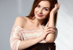 margarita petrusenko, redhead, model, women, girl, smile wallpaper