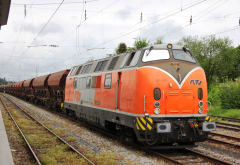 class 200, db class v 200, locomotora diesel br 221, train, rails, railroad wallpaper