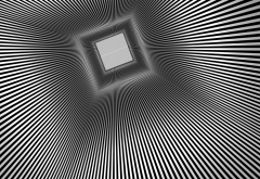3d, tunnel, graphics, abstract art, black and white wallpaper