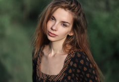 victoria zolotovskaya, women, portrait, long hair, models wallpaper