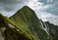 mountains, switzerland, top, nature, clouds wallpaper
