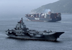 liaoning, chinese aircraft carrier, aircraft carrier, varyag, riga, sea, type 001, ship wallpaper
