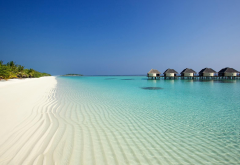 maldives, ocean, sea, beach, nature, island wallpaper